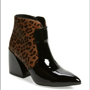 🐆NEW Jeffrey Campbell black Bentlee booties 8 7.5